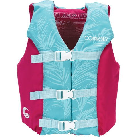 2022 Connelly Girl's Youth Tunnel Nylon Life Vest
