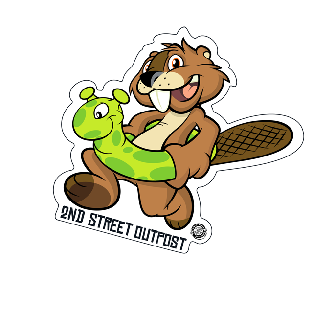 Outpost Beaver Floaty Sticker