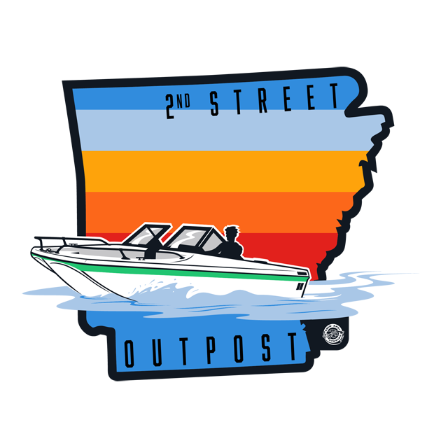Outpost Retro Arkansas Sticker